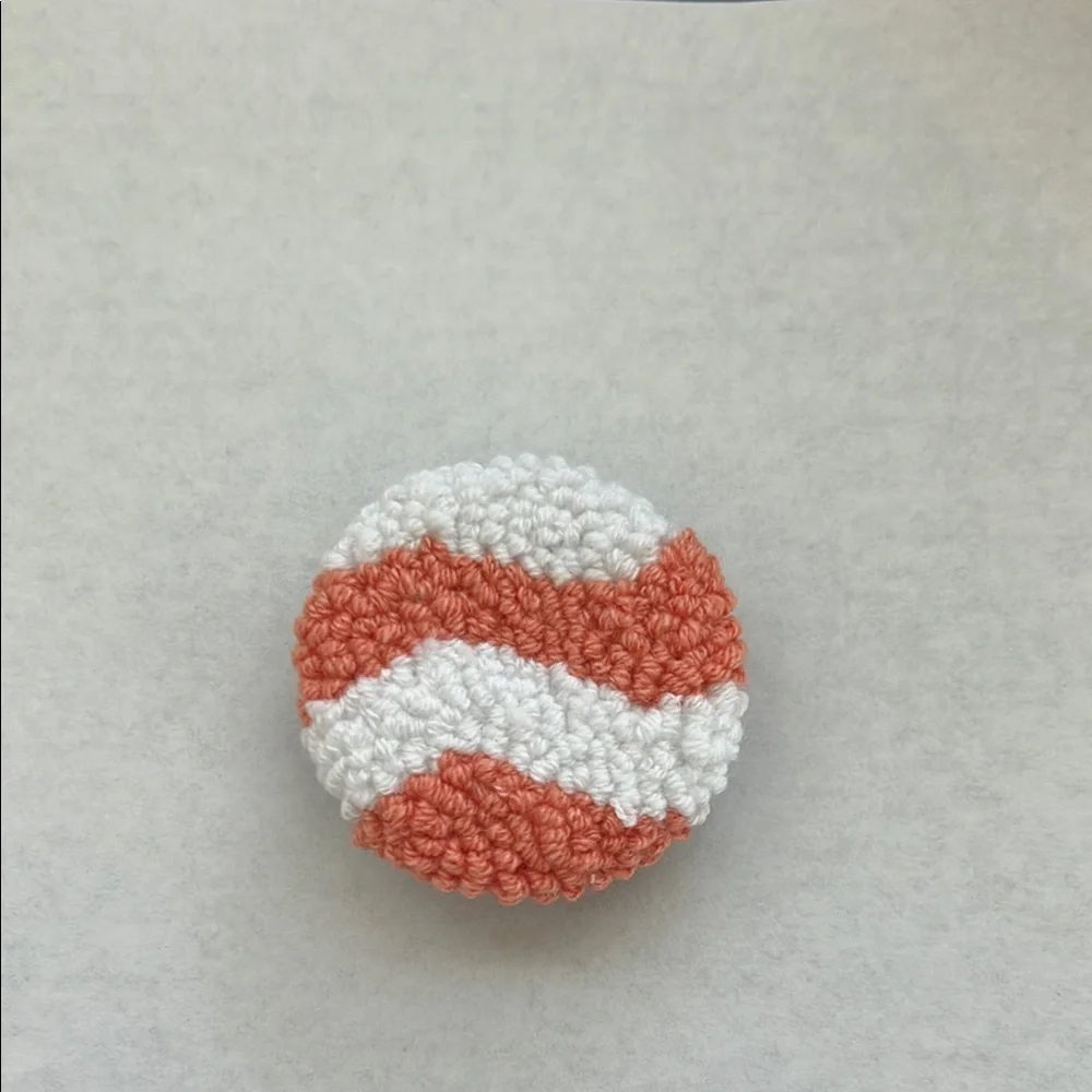 Punch needle phone grip handmade